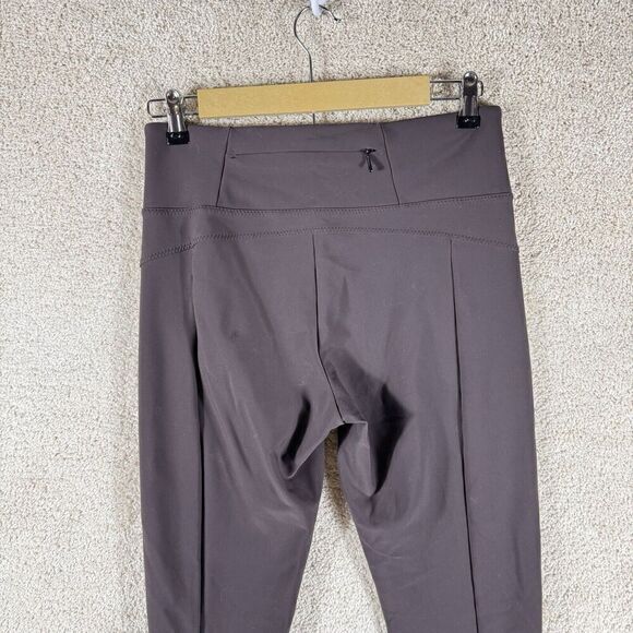 Athleta Stellar Leggings Small‎ Tall High Rise Zip Pockets Anthracite Grey - Picture 10 of 11